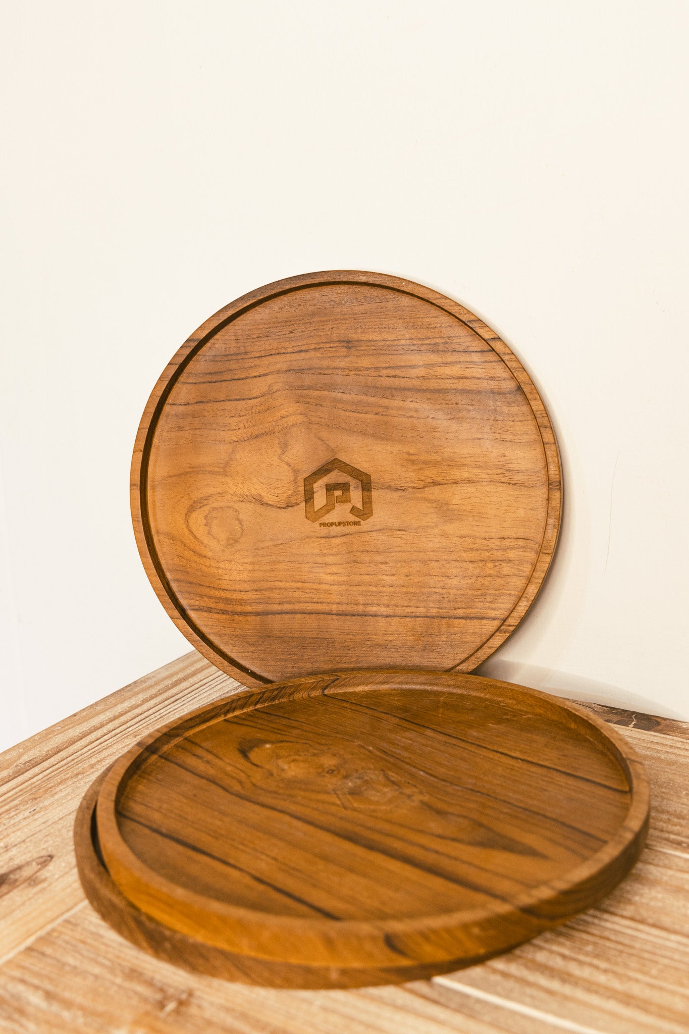 Wooden Round Tray