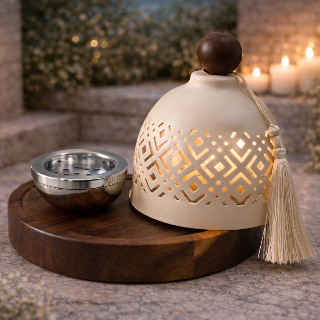 Nur Ceramic Incense Burner Set