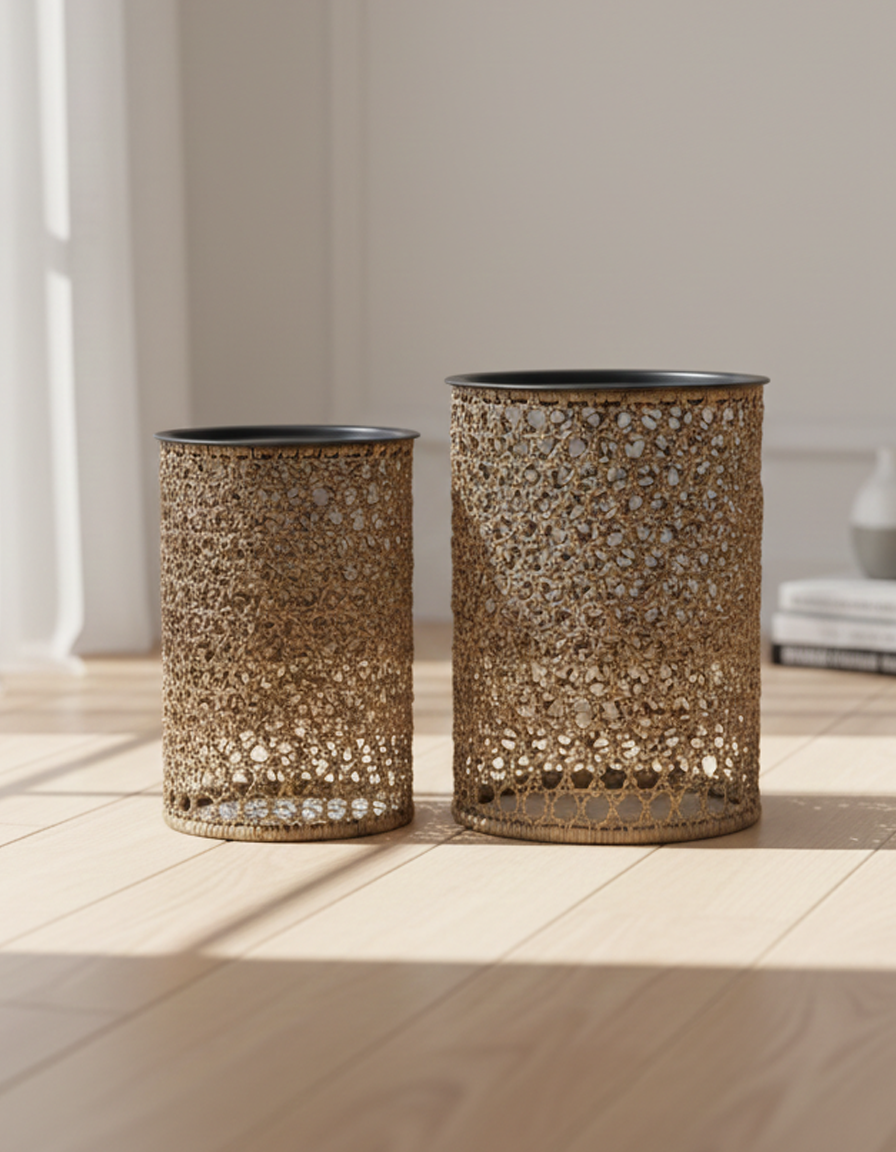 Safa Perforated Gold Table Stand