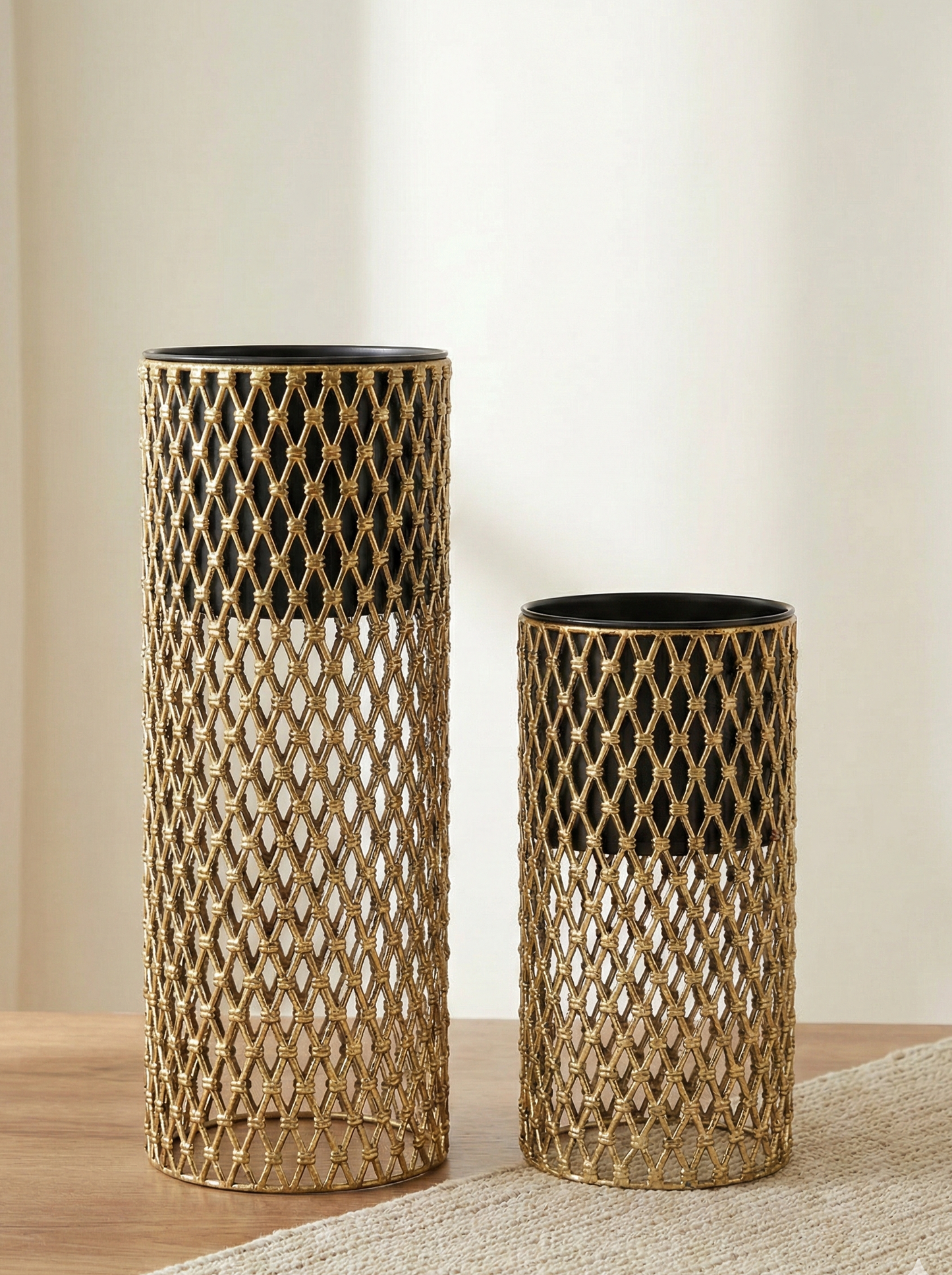 Layali Lattice Tall Planter Pots
