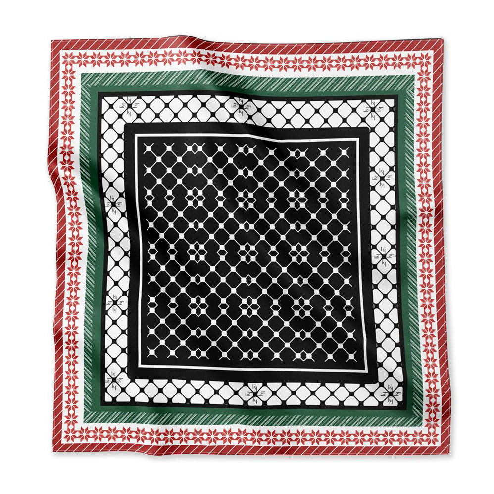 #Justice4Palestine Square Scarf