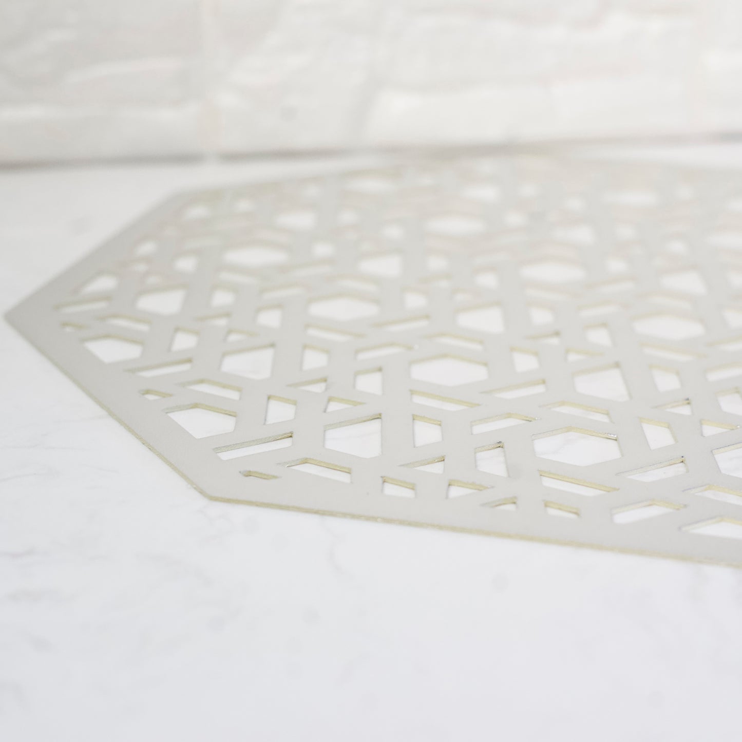 Silver Octagon Placemats x 6pcs