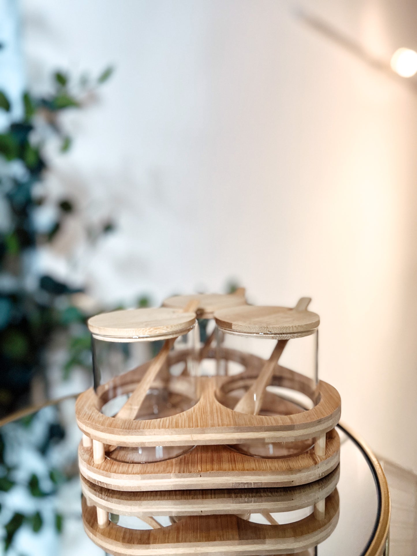 Trianglular Base Spice Jars