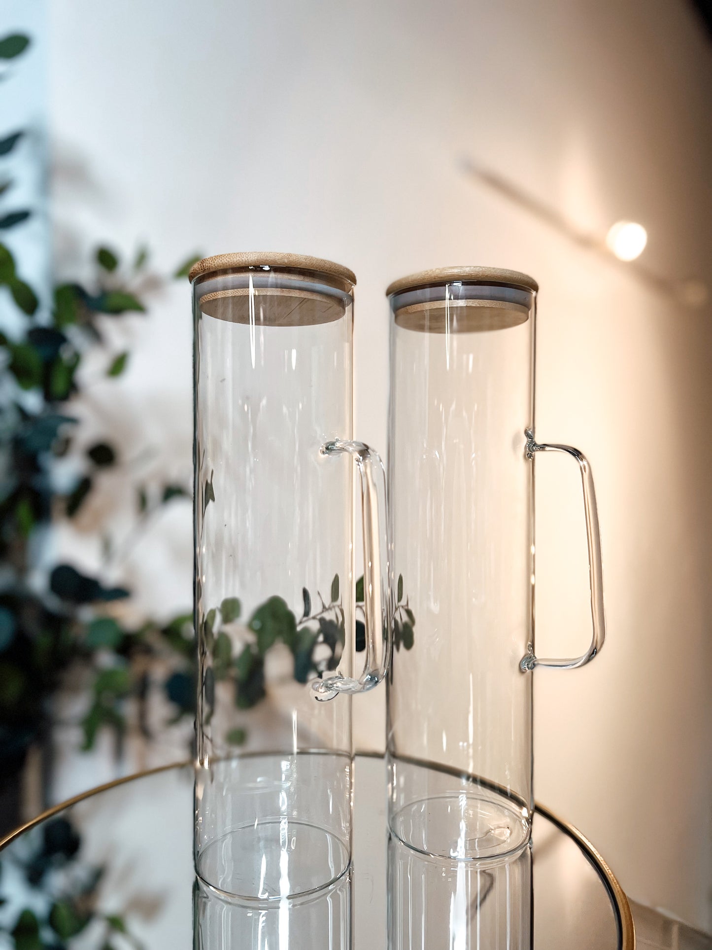 Tall Pasta Glass Canister