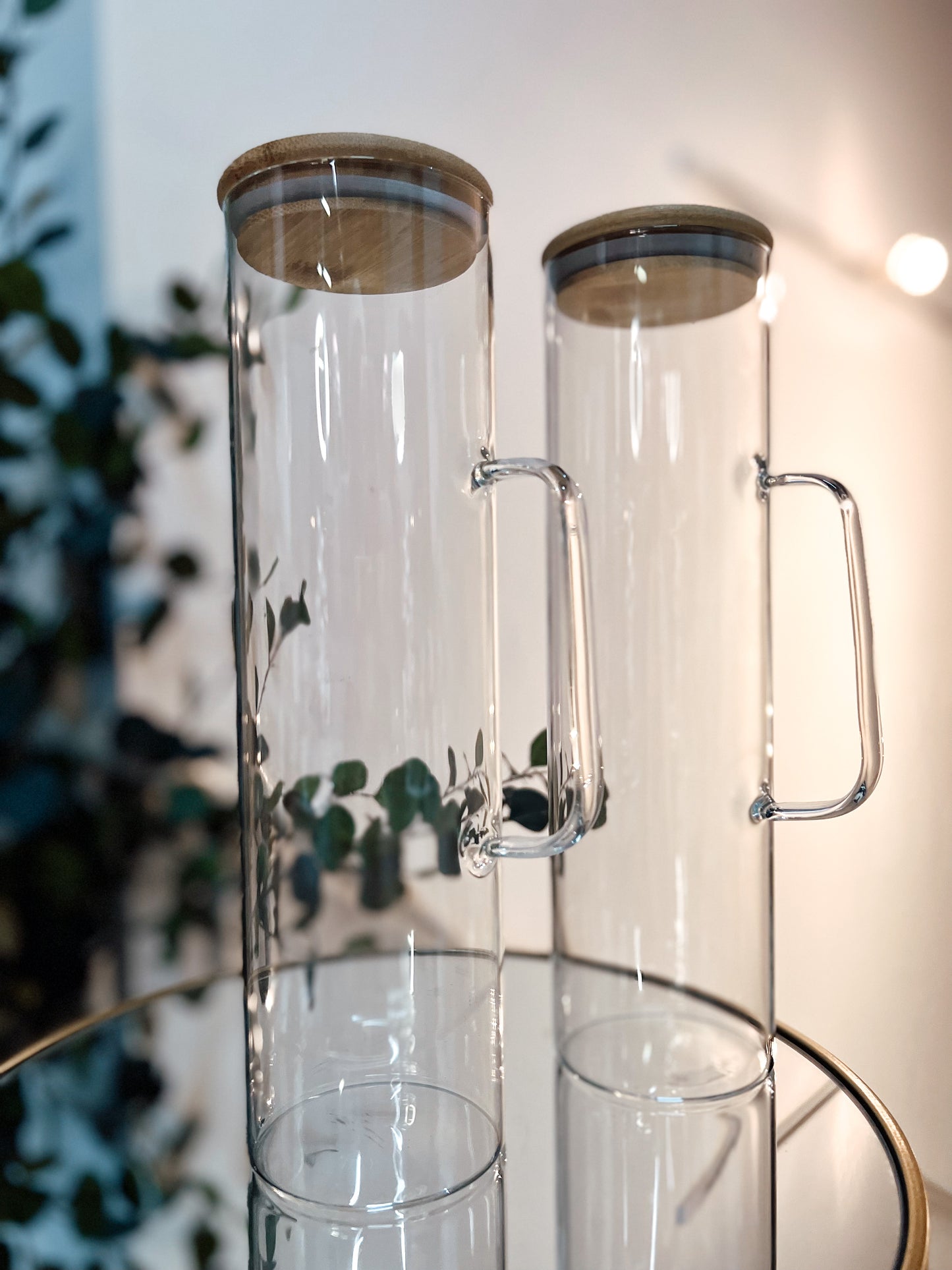 Tall Pasta Glass Canister