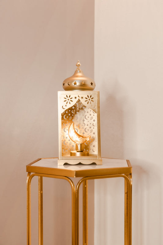 Arabic LED Crescent Lantern