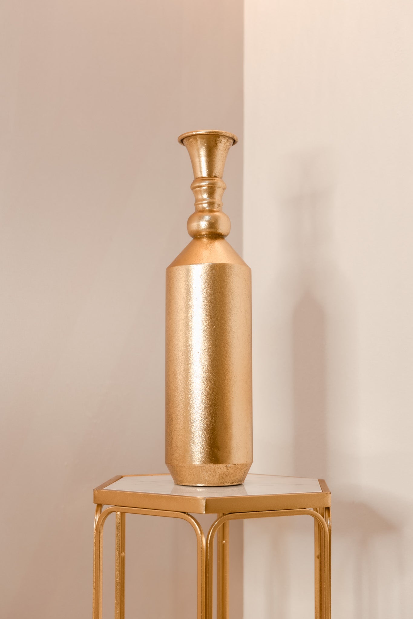 Gold Trumpet Vase