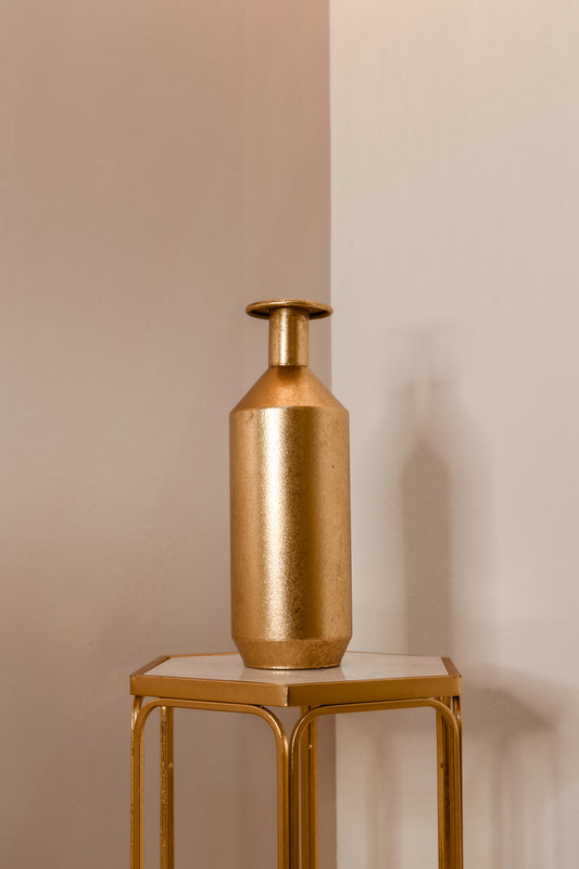 Gold Trumpet Vase