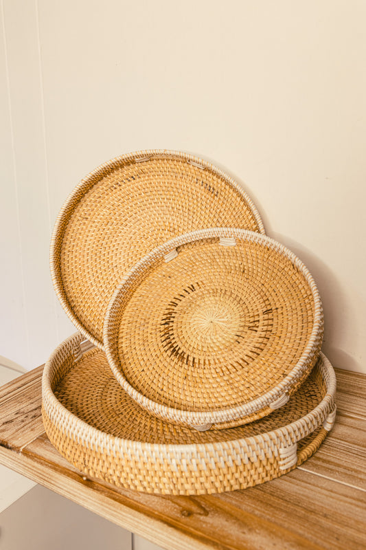 Woven Round Tray