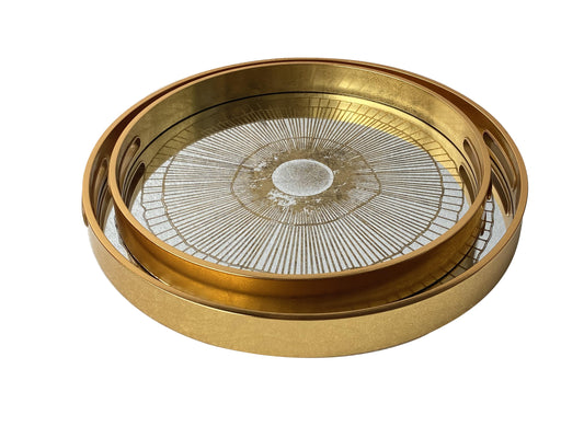 Arbor Round Mirror Tray