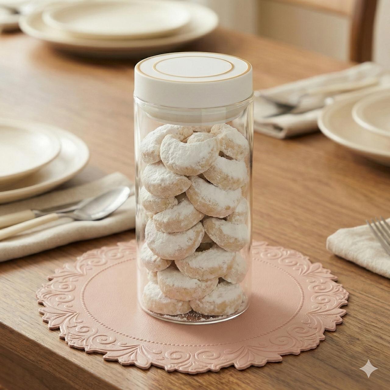 Oracle Round Glass Press Jar