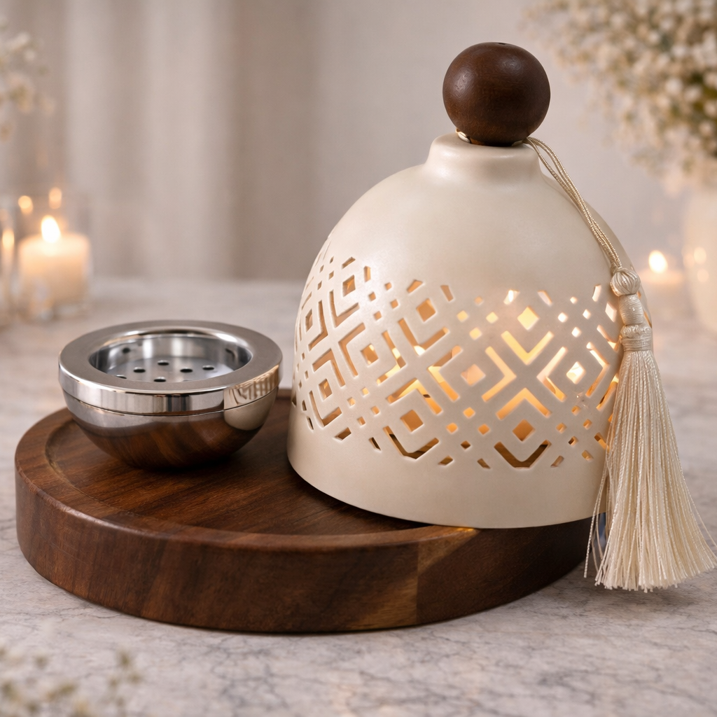 Nur Ceramic Incense Burner Set