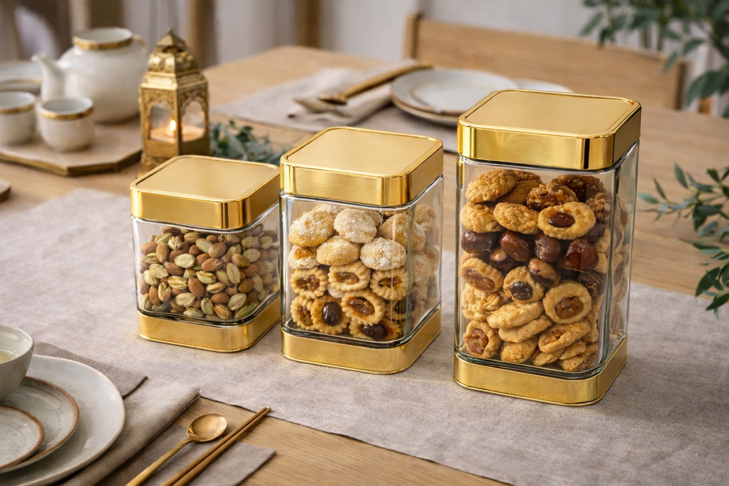 Aaliyah Glass Twist Canister