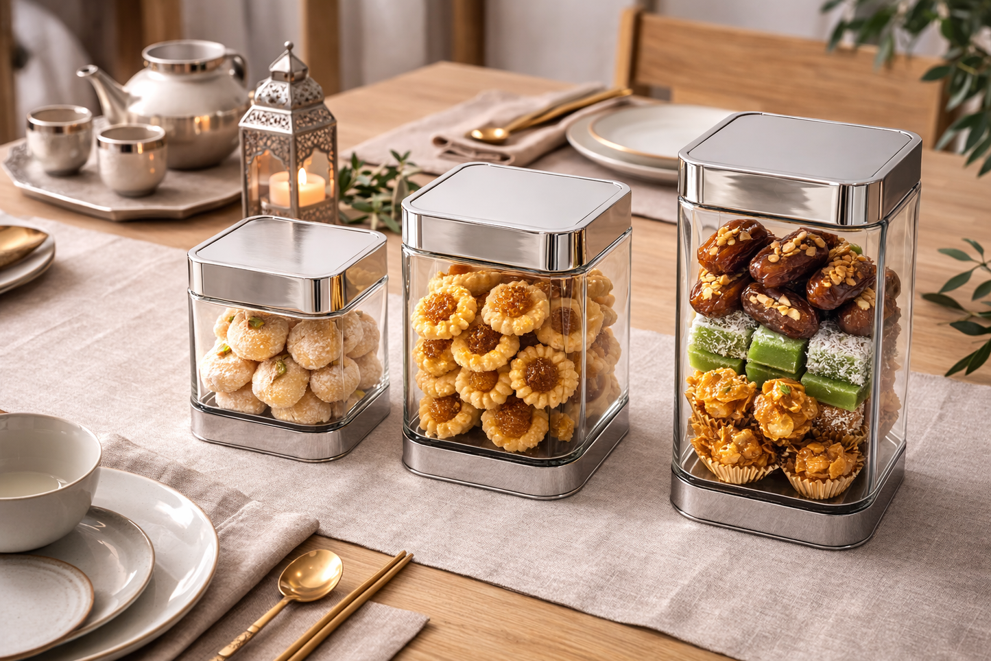 Aaliyah Glass Twist Canister