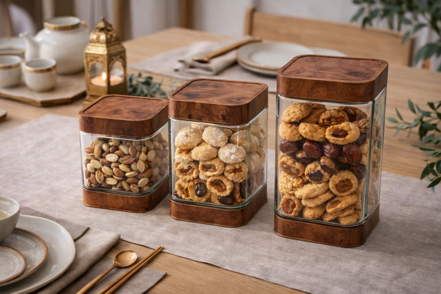 Aaliyah Glass Twist Canister