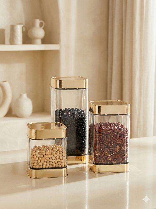 Aaliyah Glass Twist Canister