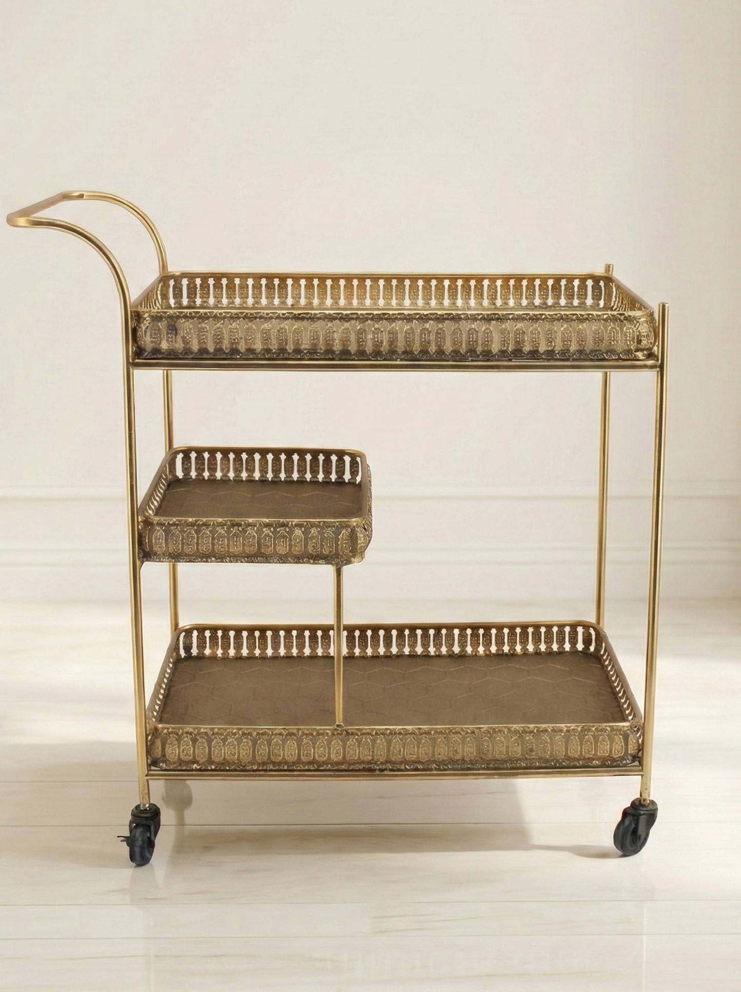 Iman Gold Bar Cart
