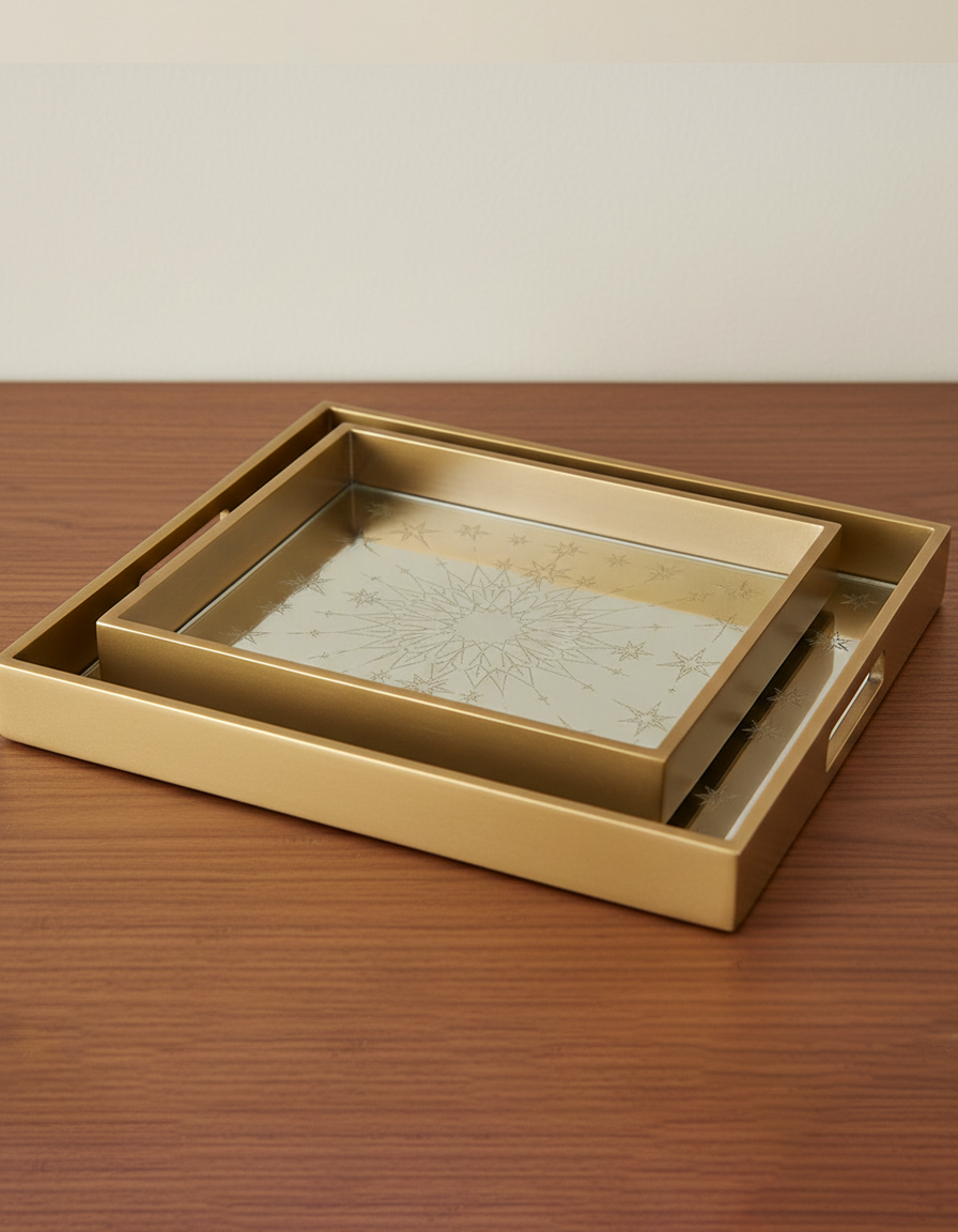 Amal Nested Square Tray