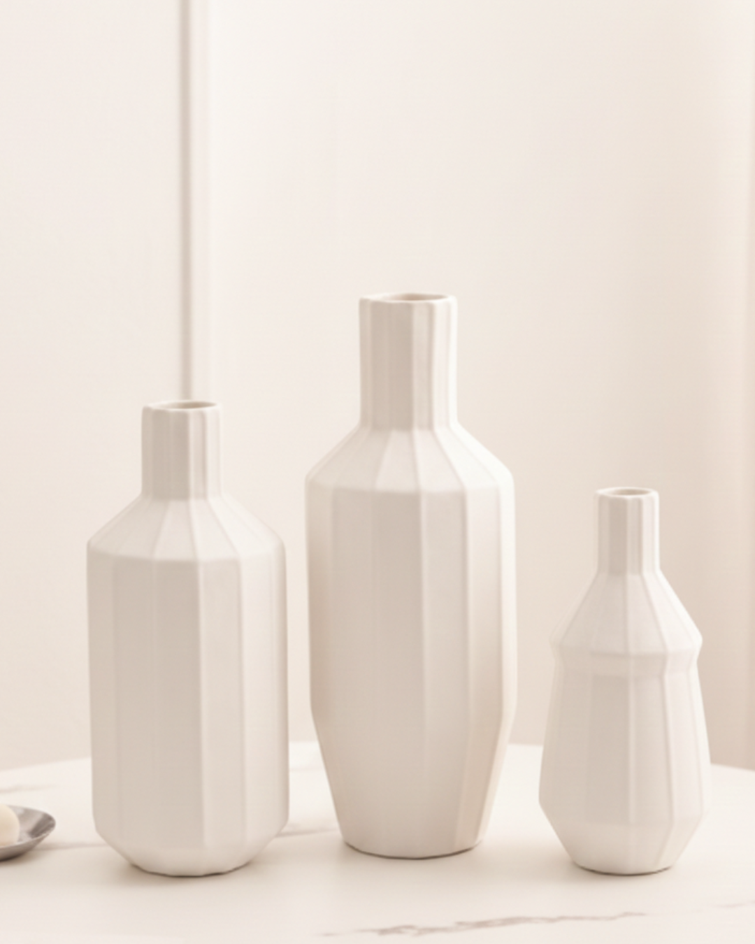 Faceted Decorative Vase
