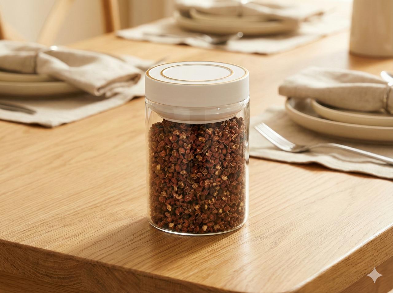 Oracle Round Glass Press Jar