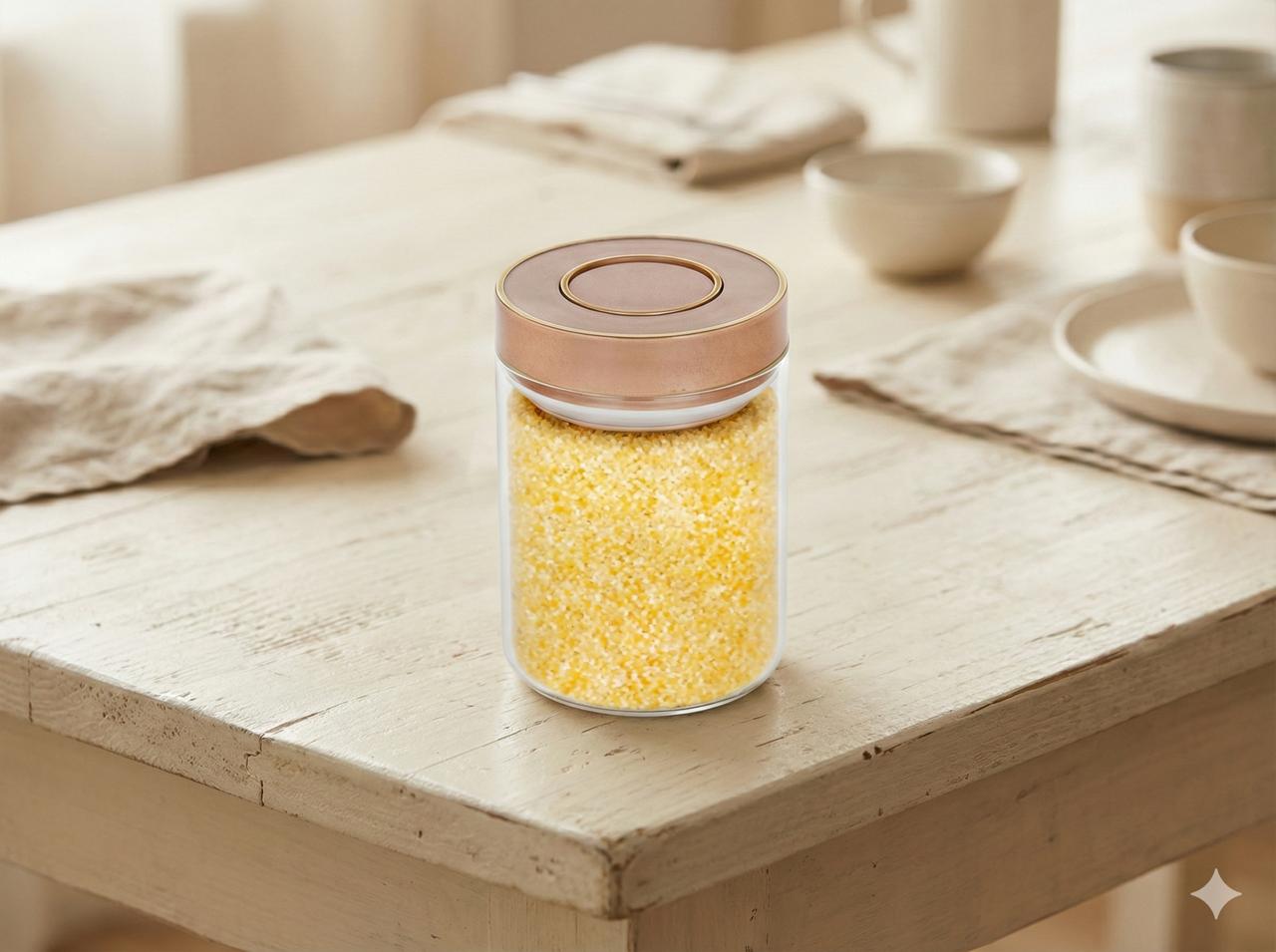 Oracle Round Glass Press Jar