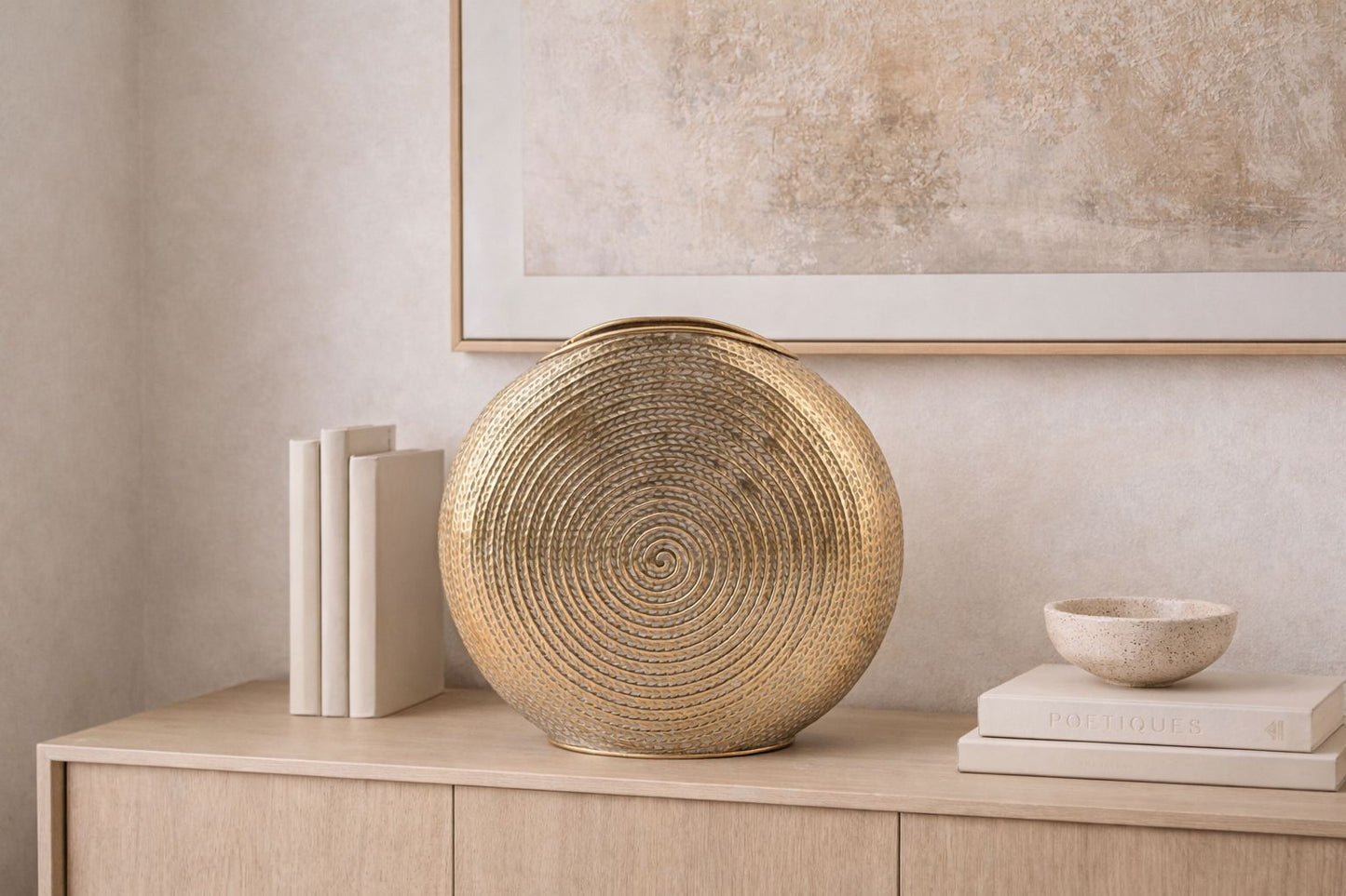 Zayna Textured Orb Vase