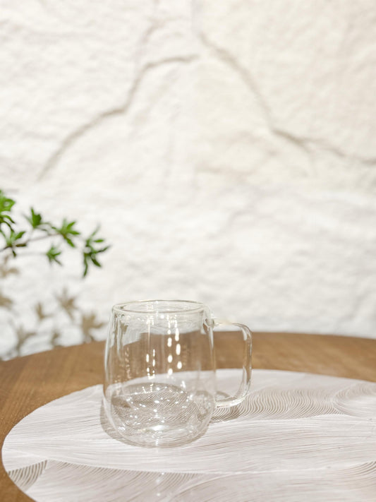 Double Wall Glass Coffee Mug