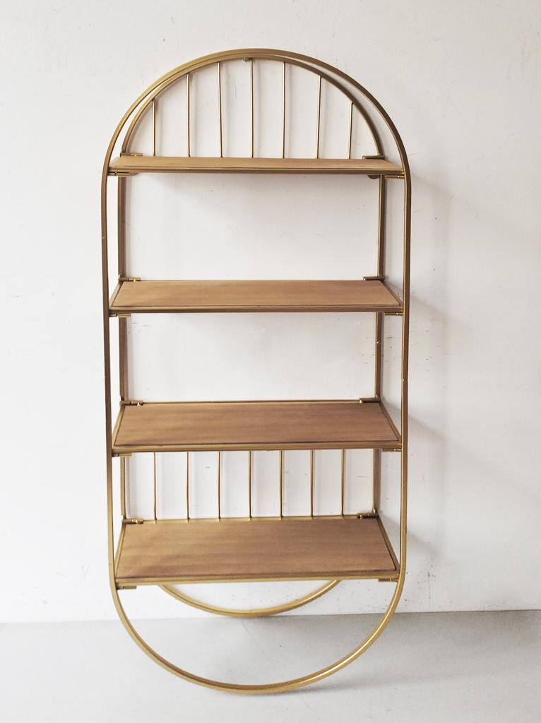 Oblong Folding Wall Shelf