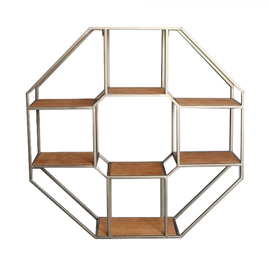 Octagon Arch Wall Display Shelf