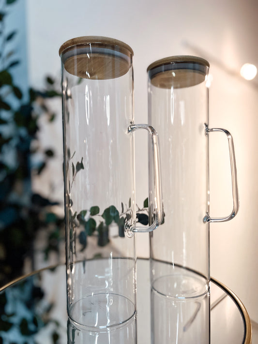 Tall Pasta Glass Canister