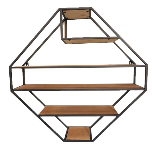Diamond Wall Display Shelf