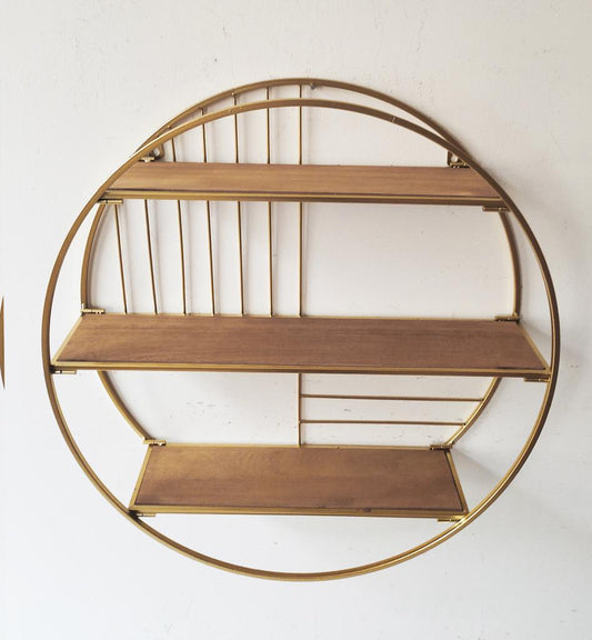 Round Folding Wall Shelf