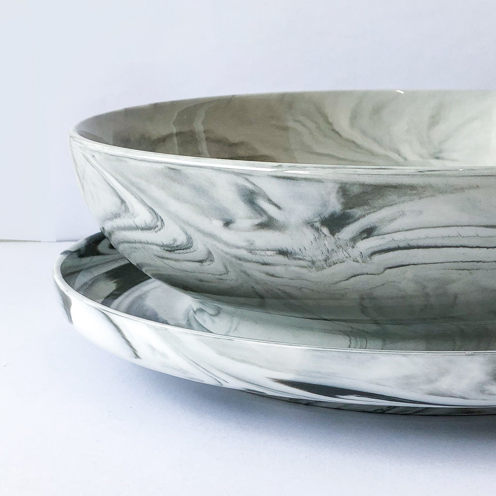 Huge Marble Serving Bowl