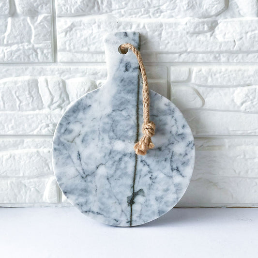 Round Marble Serving Board